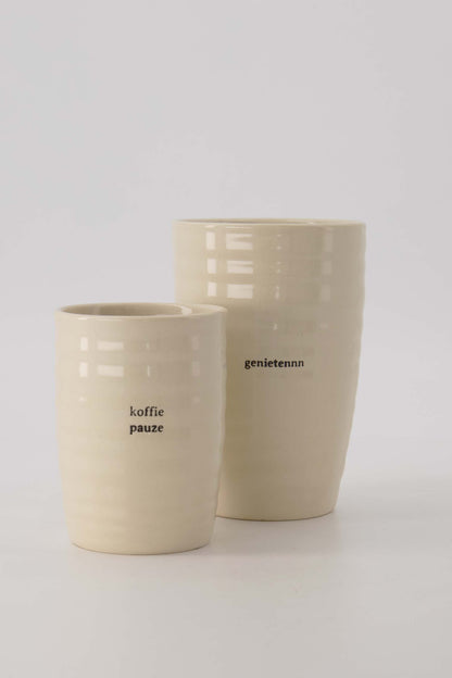 Zusss koffiemok koffie pauze - Sand