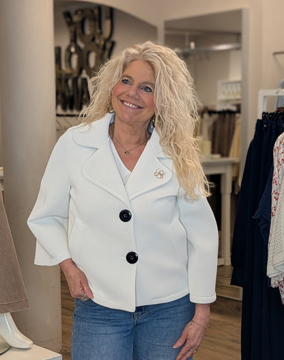 Scuba tussenjas - Off white