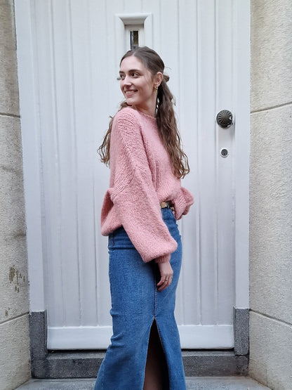 Sisters point Olia lange jeans rok