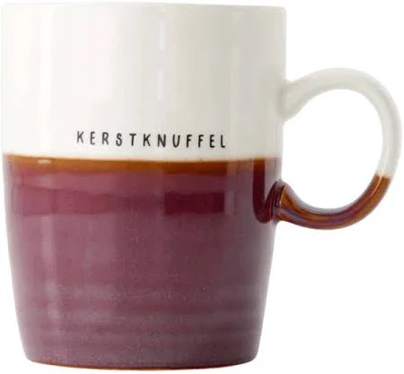 Zusss Theemok kerstknuffel - Donkerrood