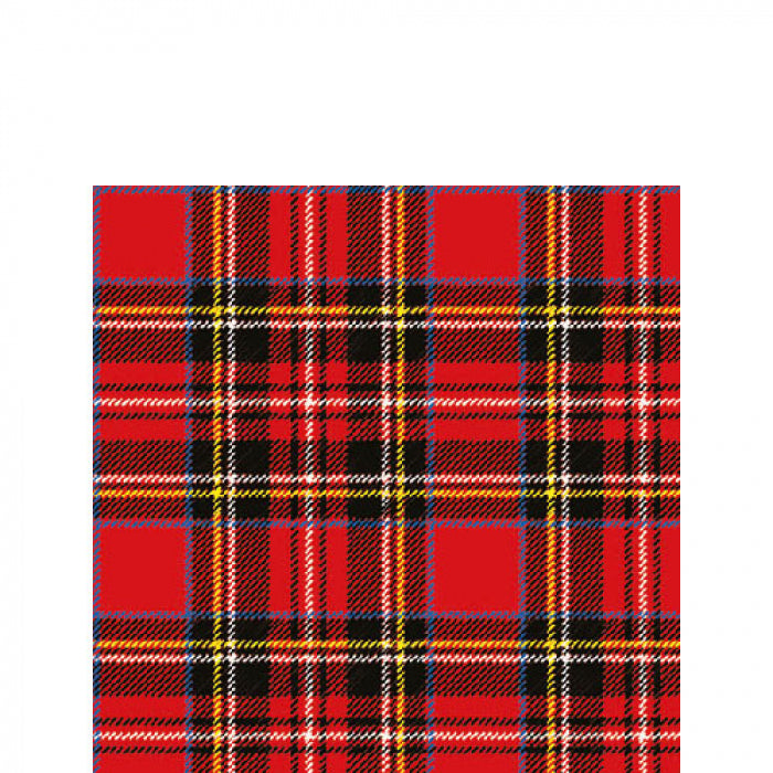 Ambiente servetten 20 stuks - Scottish red