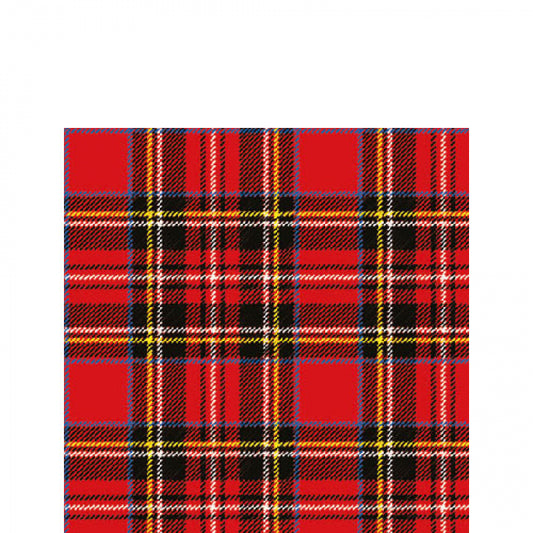Ambiente servetten 20 stuks - Scottish red