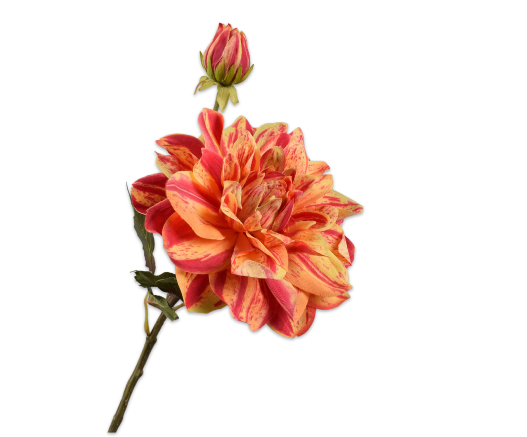 DAHLIA TAK ORANJE - Silk-ka flowers