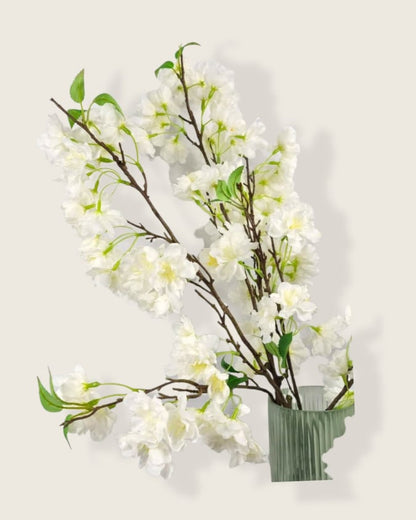 Begonia pendula kunstbloementak 90cm Wit - 17