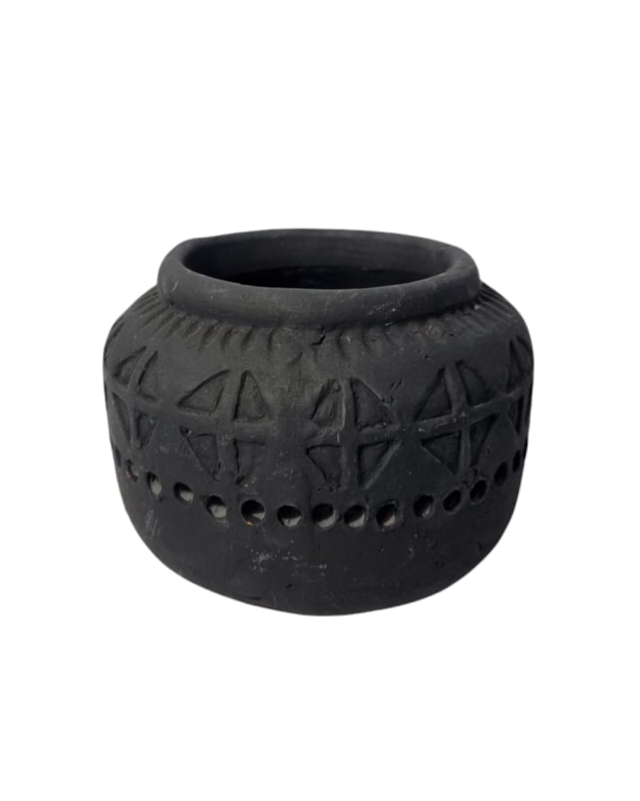 Handmade pot Kiarai - Black