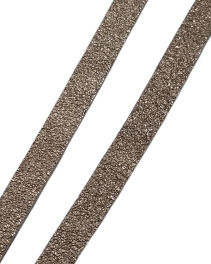 Veterriem glitter Kim - Taupe