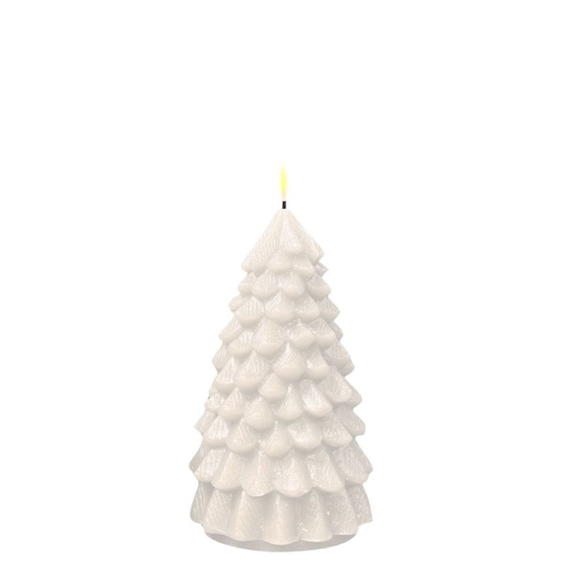 Led kaars christmas tree Wit - 10.5x19