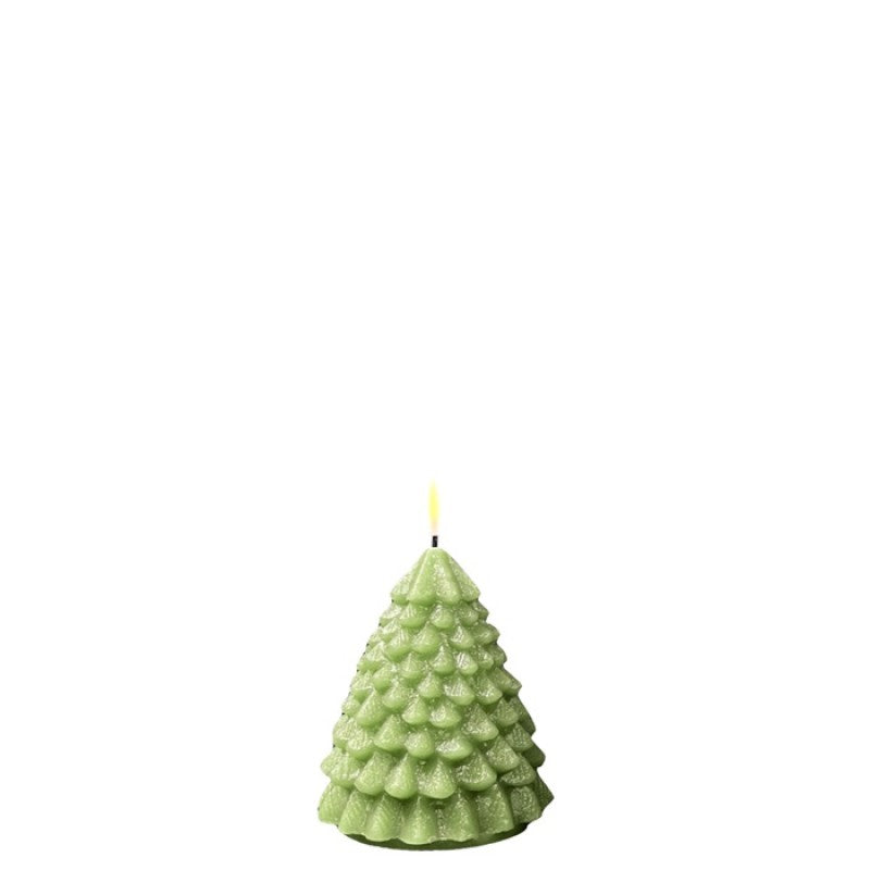 Led kaars christmas tree Light Green - 11.5x8.5