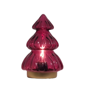 LED kerstboom tafellamp - Fuchsia
