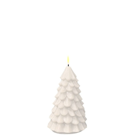 Led kaars christmas tree Wit - 10x15