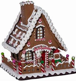 Gingerbread led old house - 25x24x21