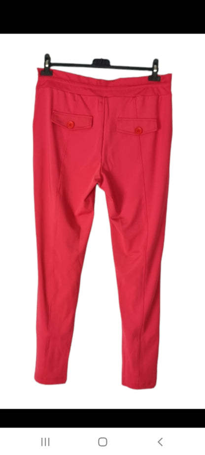 Angelle Milan travel kwaliteit pantalon - Raspberry Red
