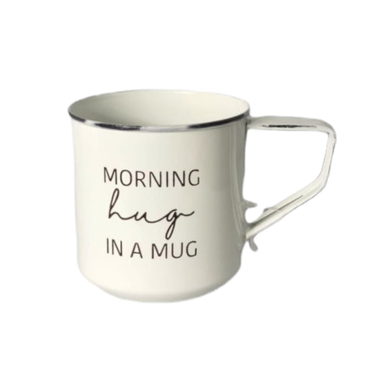 Hug in a mug kopje - Milky white