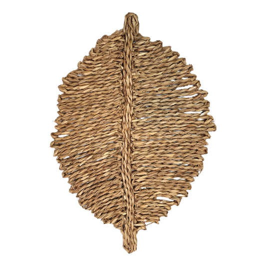 Muurdecoratie zeegras blad - 50cm