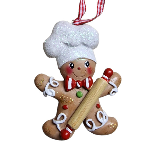 Gingerbread cookie hanger kok Deegroller - 9x6.5