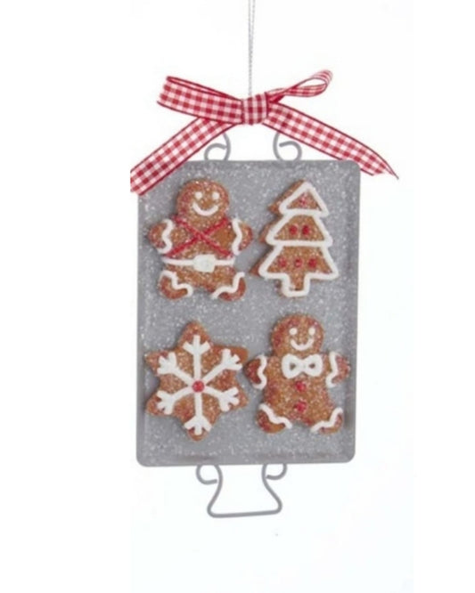 Kerst ornament Cookie op ovenplaat 11 - 15.5x8.5