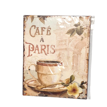 Ijzeren sfeerbord - Cafe a Paris