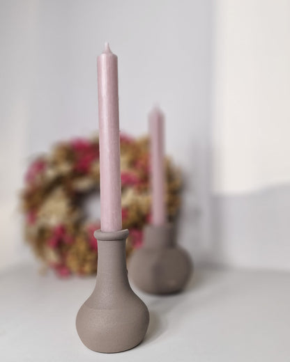 Kandelaar Noor 10.5cm - Taupe