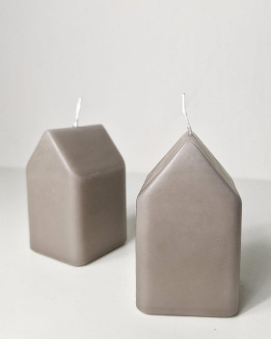 Home candle 5x9 - Warm grey