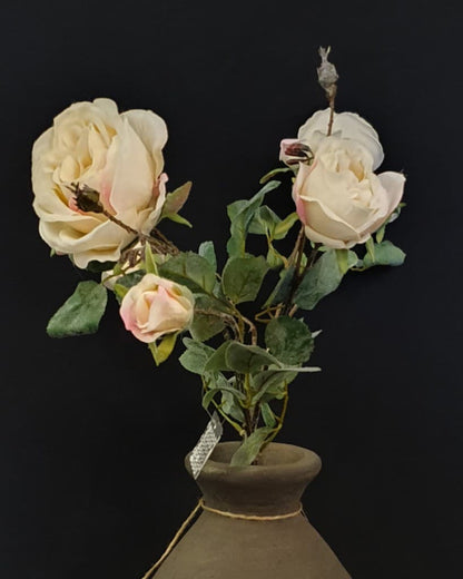 Kunst rozen tak creme/roze - 94